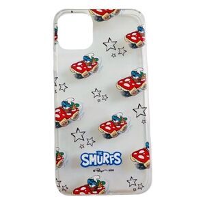 New Smurfs x Romwe Mushroom Car Stars Clear Soft Phone Case iPhone Sizes